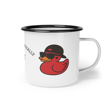 Unapologetically Lit Enamel Mug