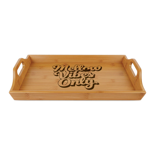 Engraved Bamboo Rolling Tray — Marijuana Rolling Tray