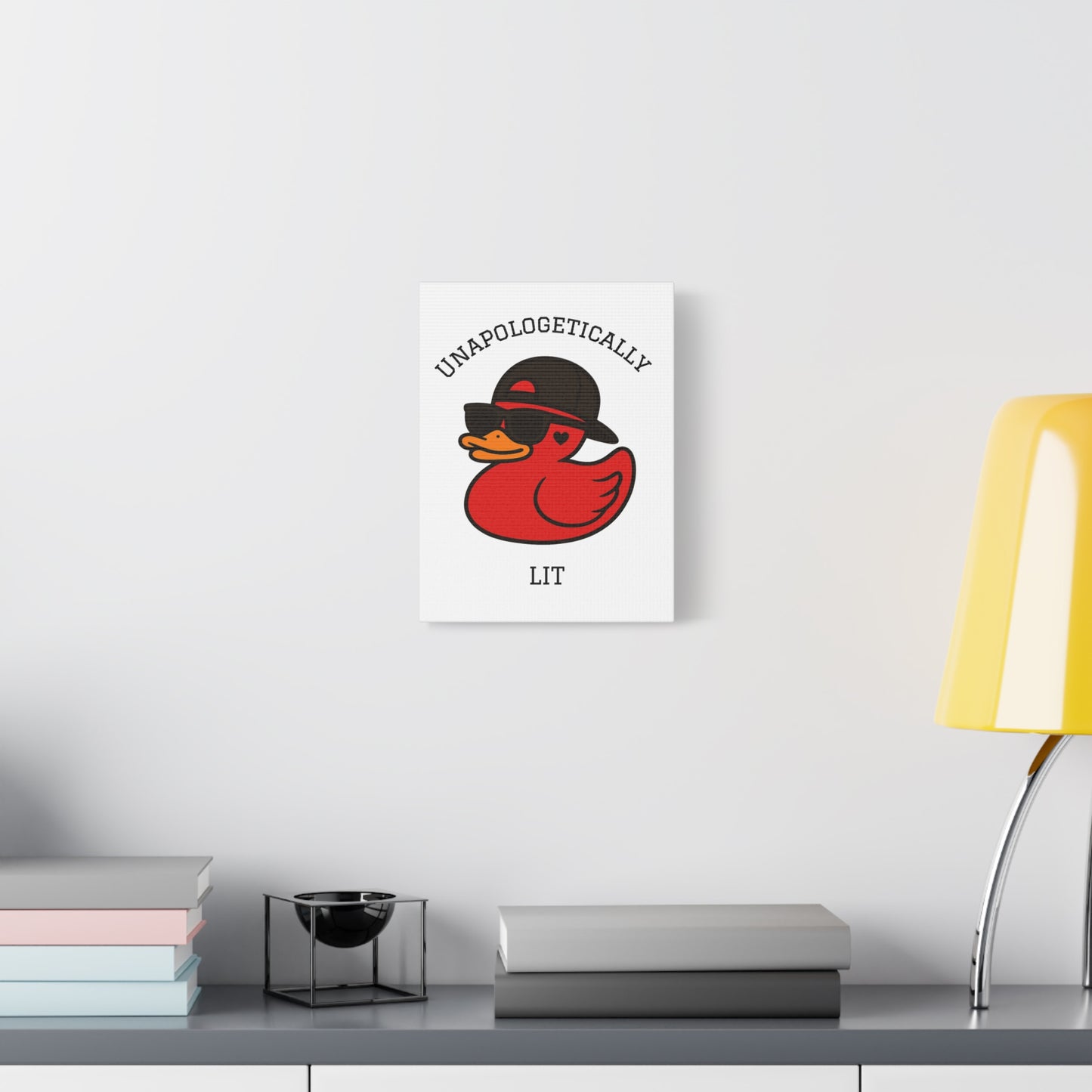 Danky PhuckIt Duck — “Unapologetically Lit” Canvas Print