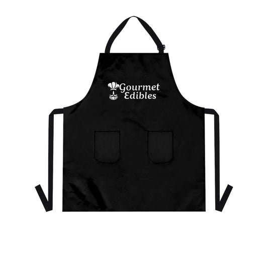 Cannabis Chef Apron — Gourmet Edibles Logo
