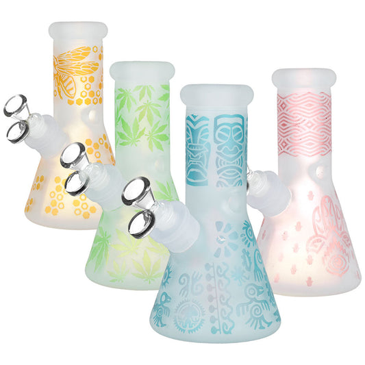 Smoke Box Water Pipe + Full Smoking Kit — 7.75” | 14mm