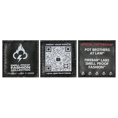 FireBar Labs Smell  Proof Executive Backpack w/USB-C Fast Charge Port and Hidden   Lock